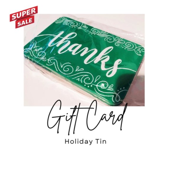 Holiday 8 Count Gift Card Holder Tin Holiday Set Thanks Poshmark
